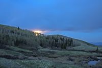 Moonrise on Derby Mesa
